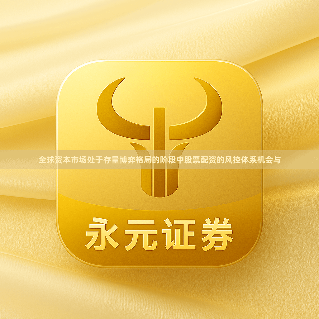 全球资本市场处于存量博弈格局的阶段中股票配资的风控体系机会与