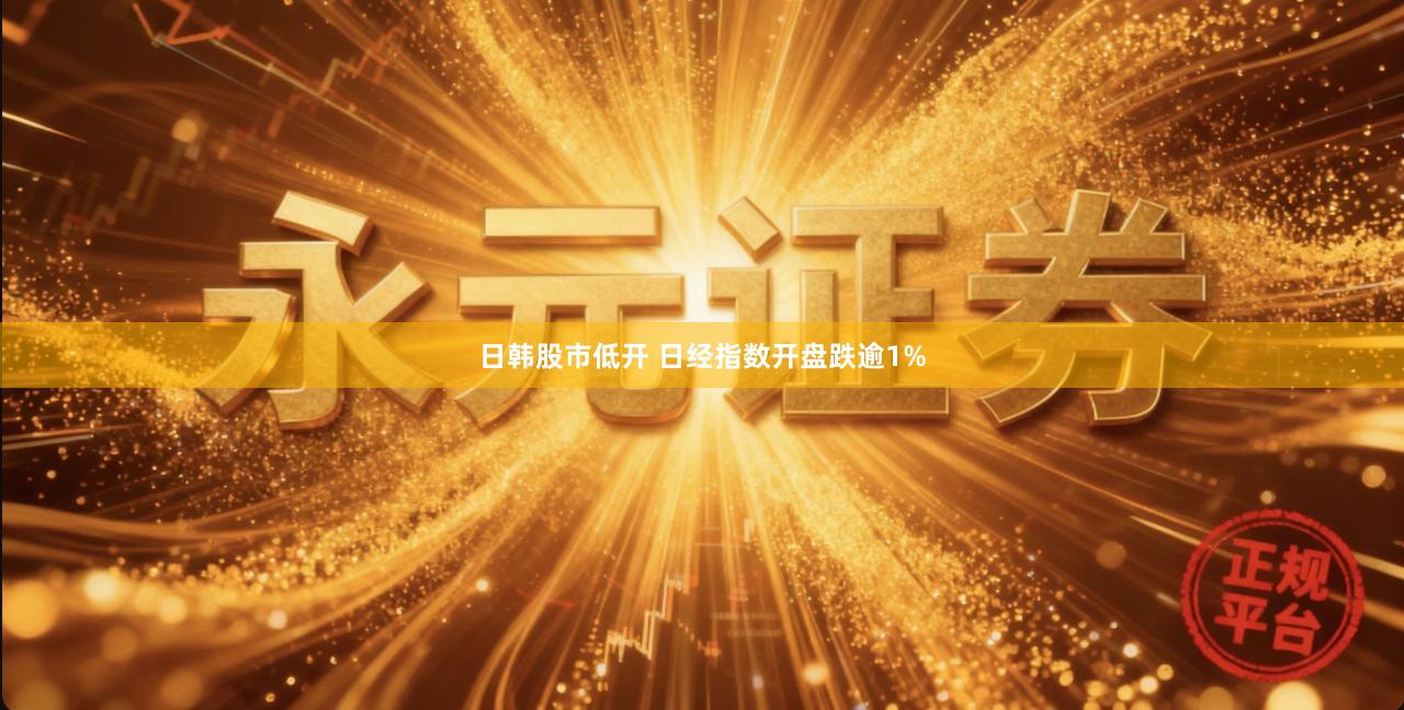 日韩股市低开 日经指数开盘跌逾1%